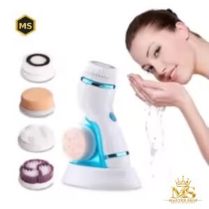 فرشاة تنظيف وتدليك الوجه كهربائية 4 في 1