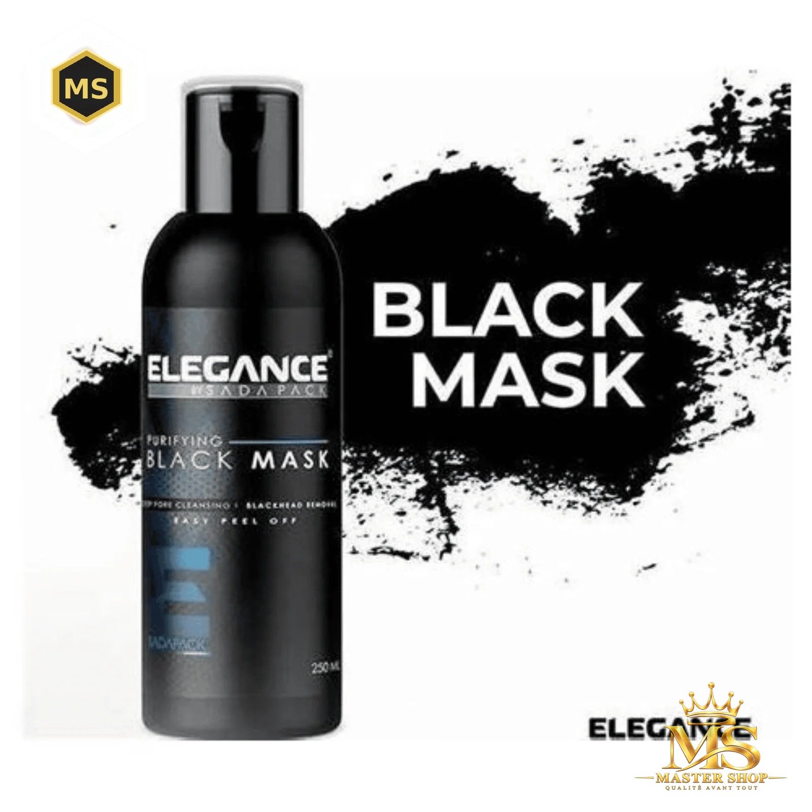 قناع الوجه الأسود من Elegance
