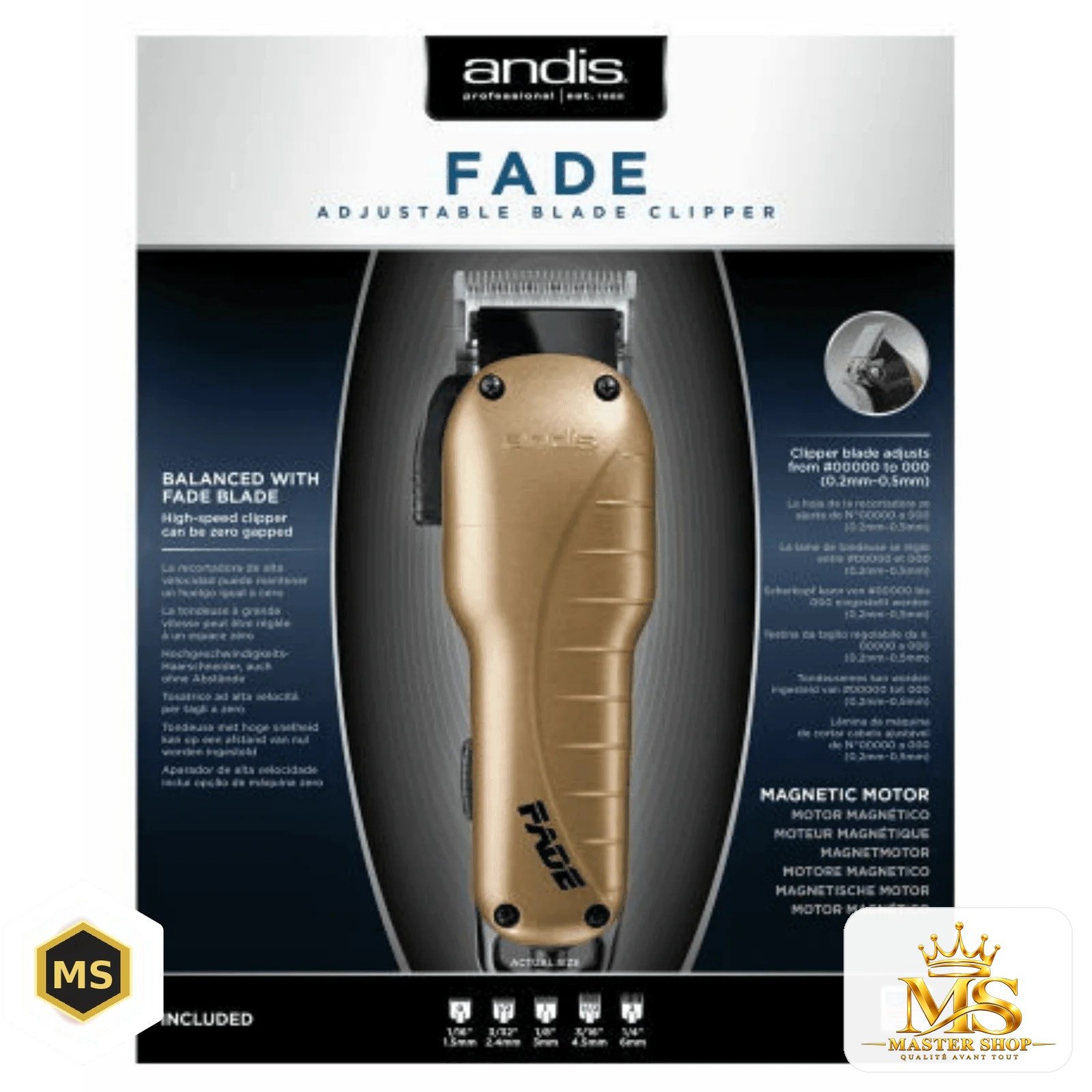 ماكينة حلاقة Andis Fade Adjustable Blade - Image 3