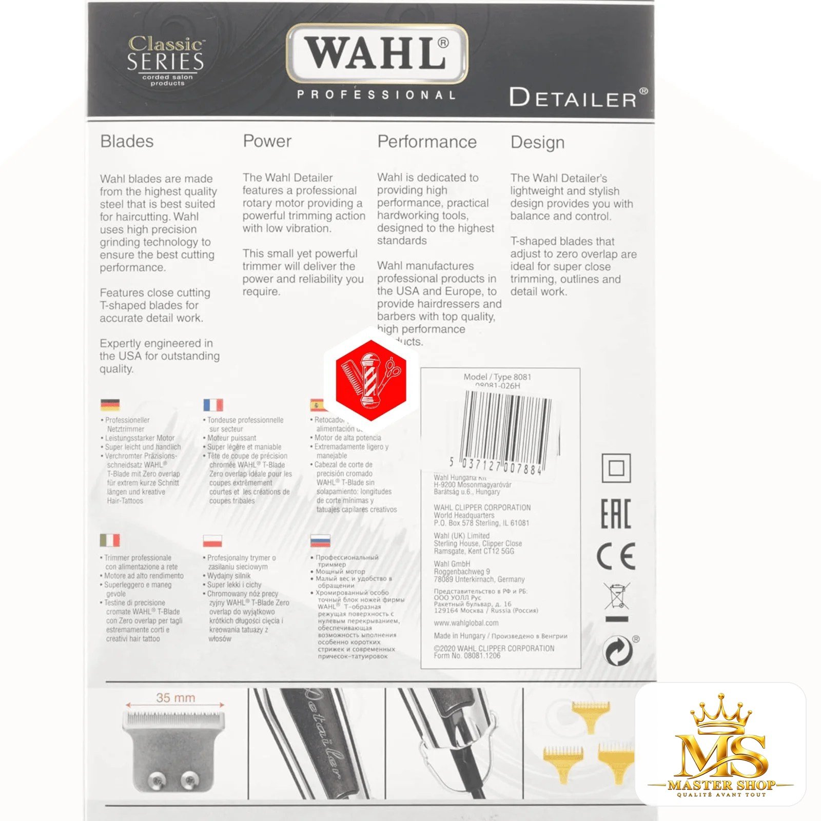 "Tondeuse Wahl Detailer Classic - Image 3